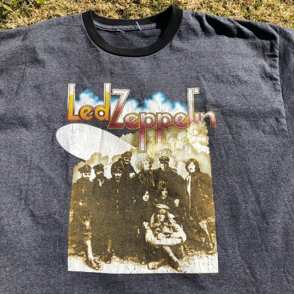 VINTAGE LED ZEPPELIN CUFF SLEEVE TEE - Picture 4 of 8